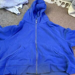 Lululemon full zip scuba cropped